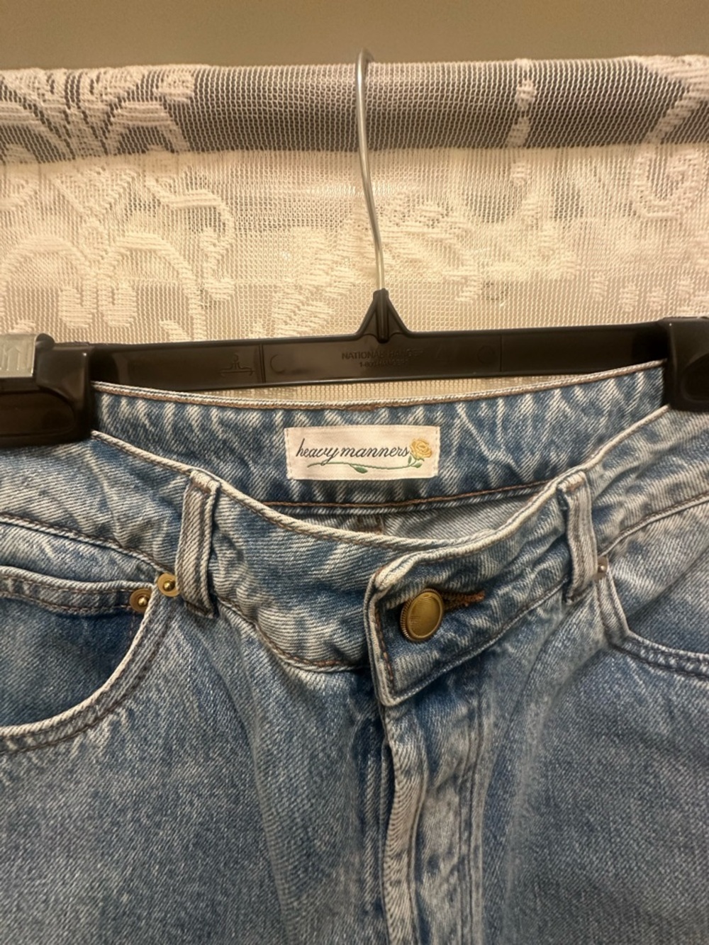 Heavy Manners ‘Babygirl Denim Original’ in Babygirl wash, size 29” - Picture 2 of 7
